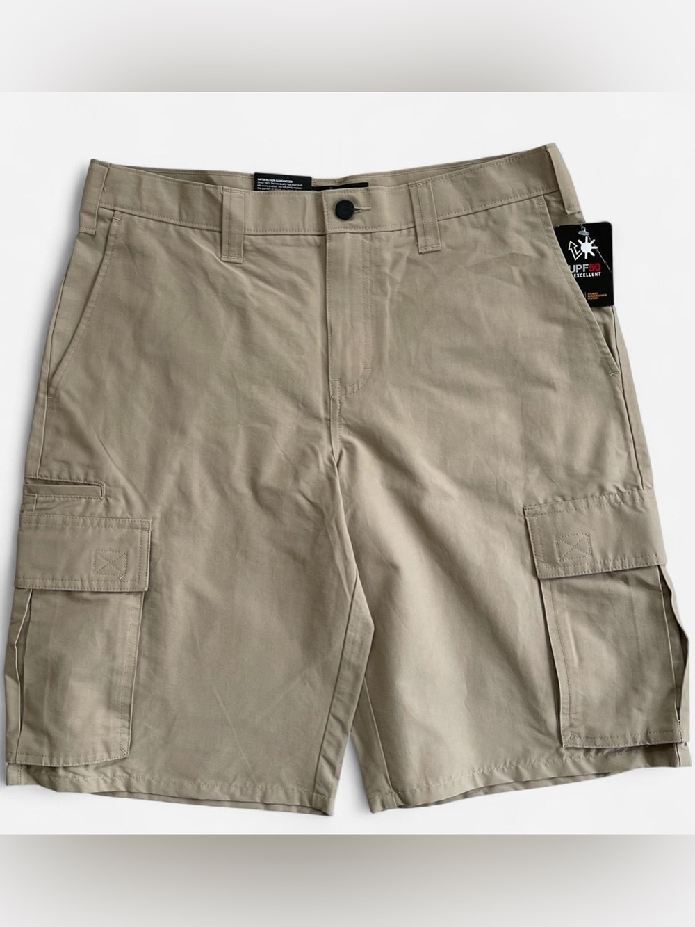 Dickies Men’s Tan Khaki 5 Pocket Relaxed Fit Cargo Shorts Lightweight Men’s 30